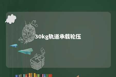 30kg轨道承载轮压 