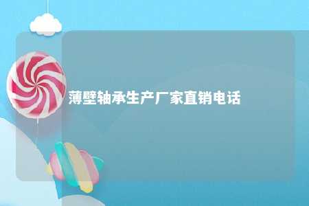 薄壁轴承生产厂家直销电话 