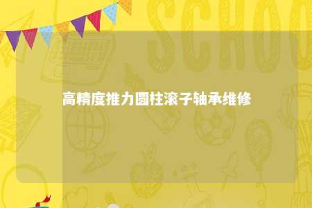高精度推力圆柱滚子轴承维修 